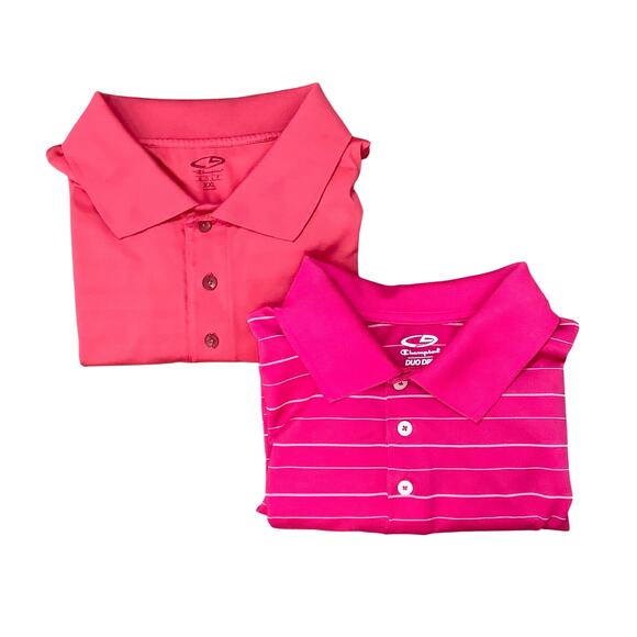 C9 By Champion Other - C9 by Champion Red Pink Polo Shirt Bundle XXL